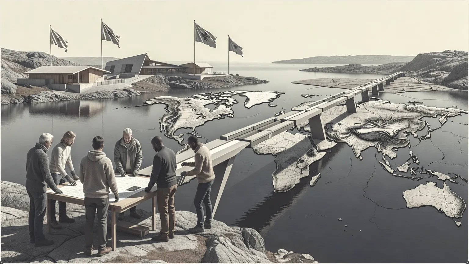 Team building efficient Nordic bridge to global scale in fjord landscape