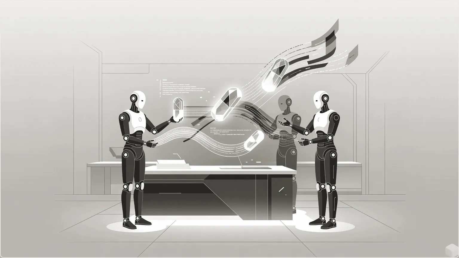 AI róbótar sem búa til nýjar GLP-1 efnamolekúlur frá grunni í háþróaðri rannsóknarstofu