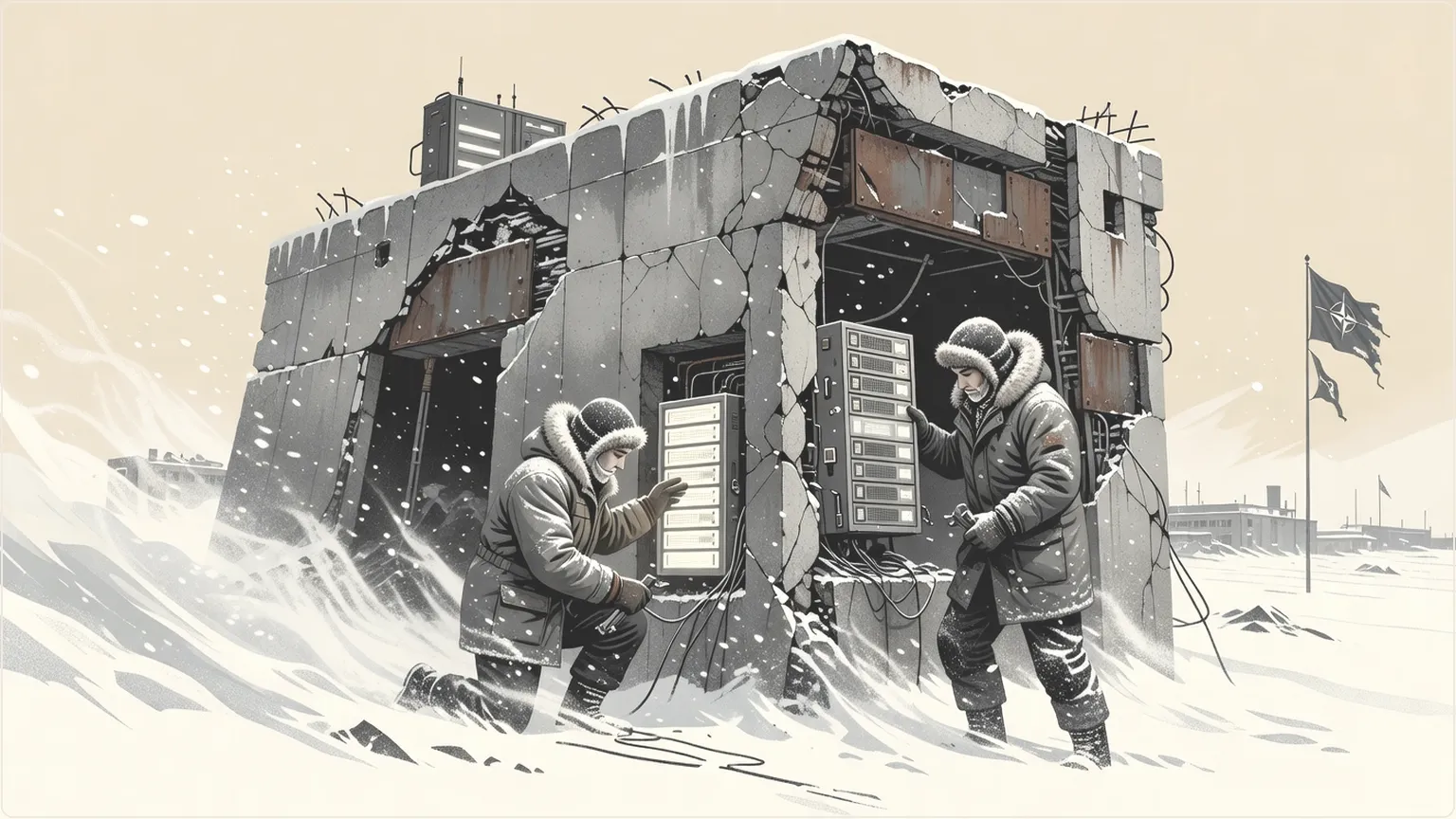 Insinöörit muuttamassa arktista NATO-tukikohtaa AI-datakeskukseksi