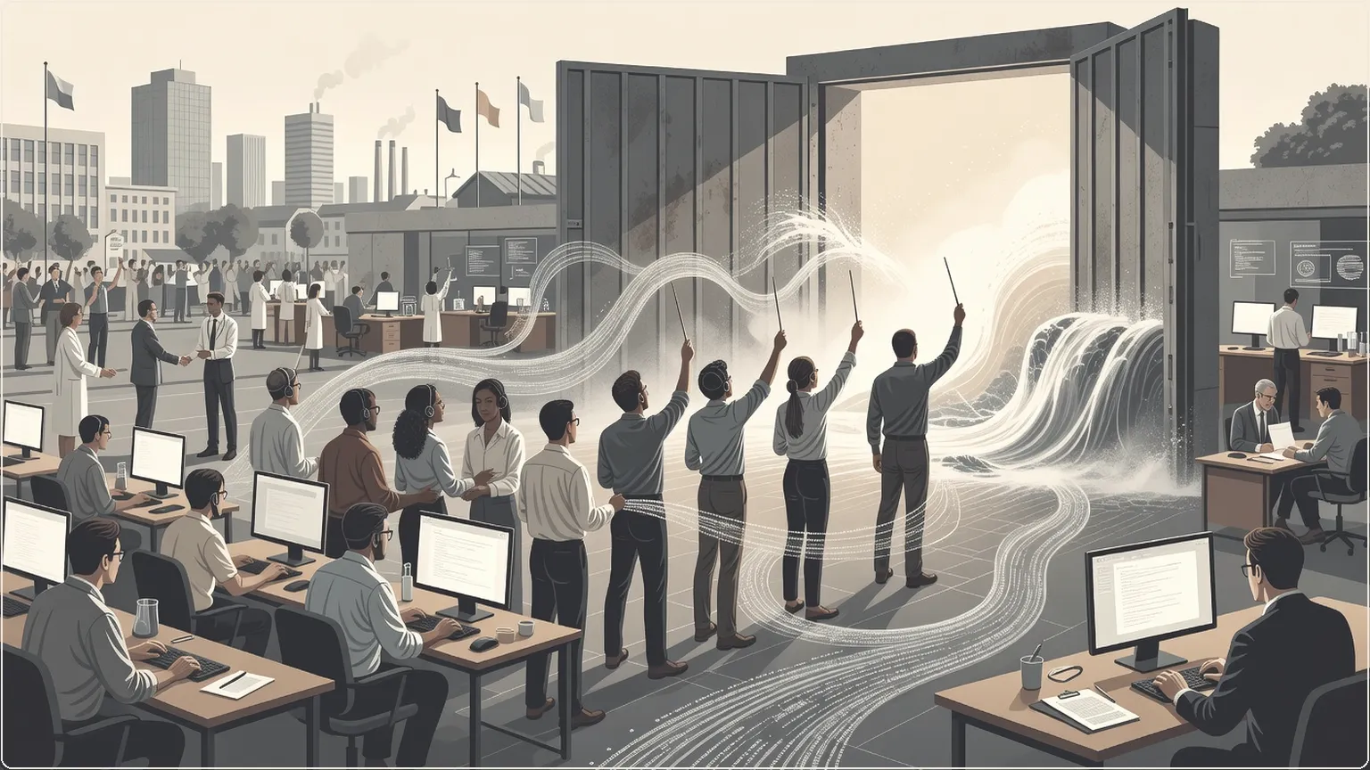 Developers orchestrating code streams as floodgates open to an agent economy
